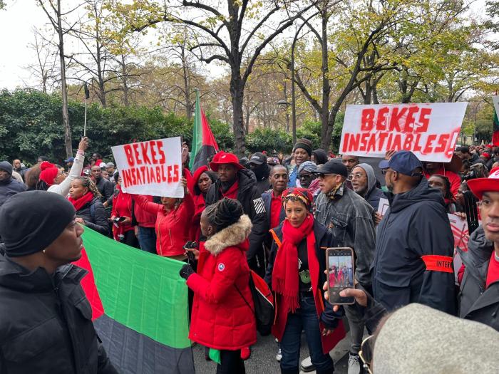 Manif vie chère Paris