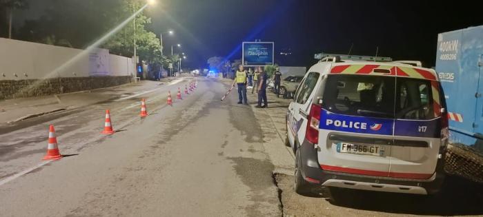 contrôles de police à Saint-Martin