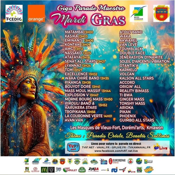 Giga parade du mardis gras Basse-Terre