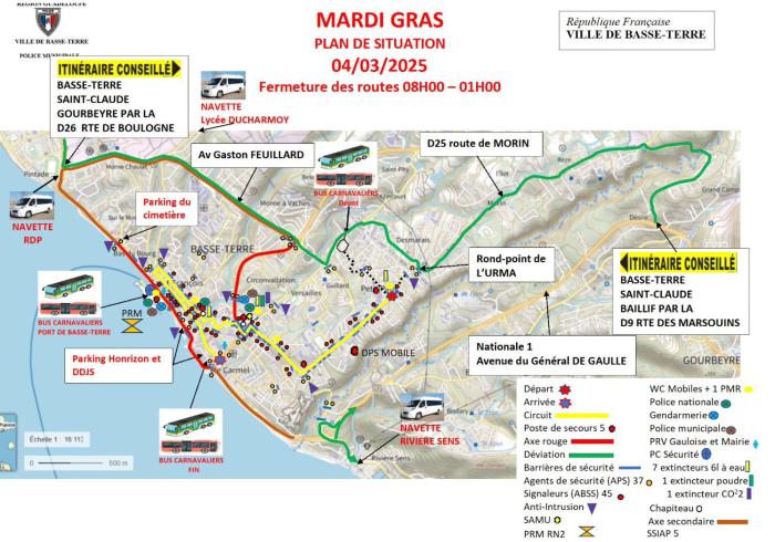 Parcours de la Giga parade