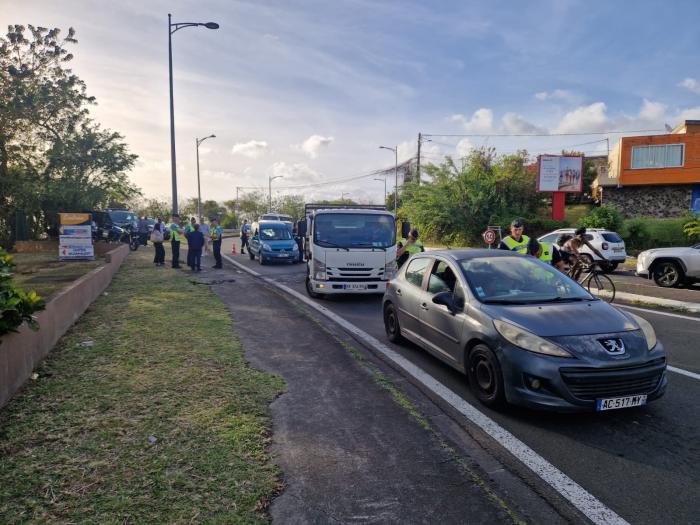 Contrôles routiers Martinique