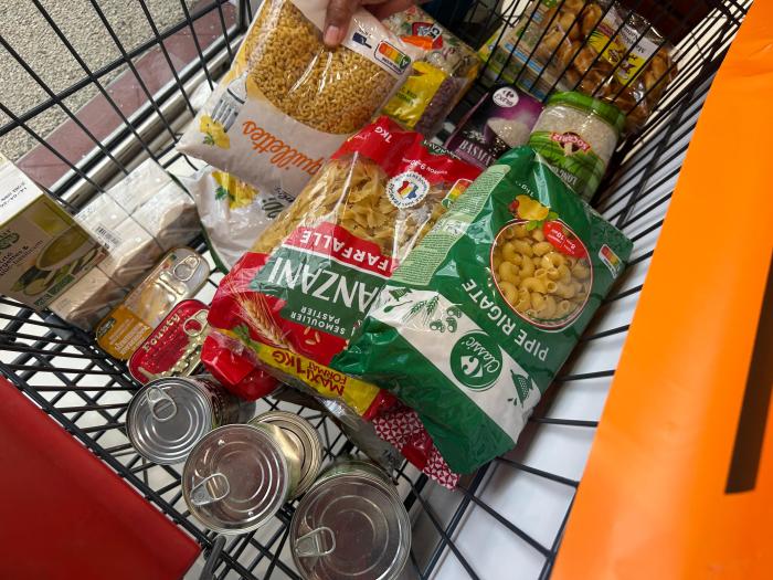 denrées banque alimentaire