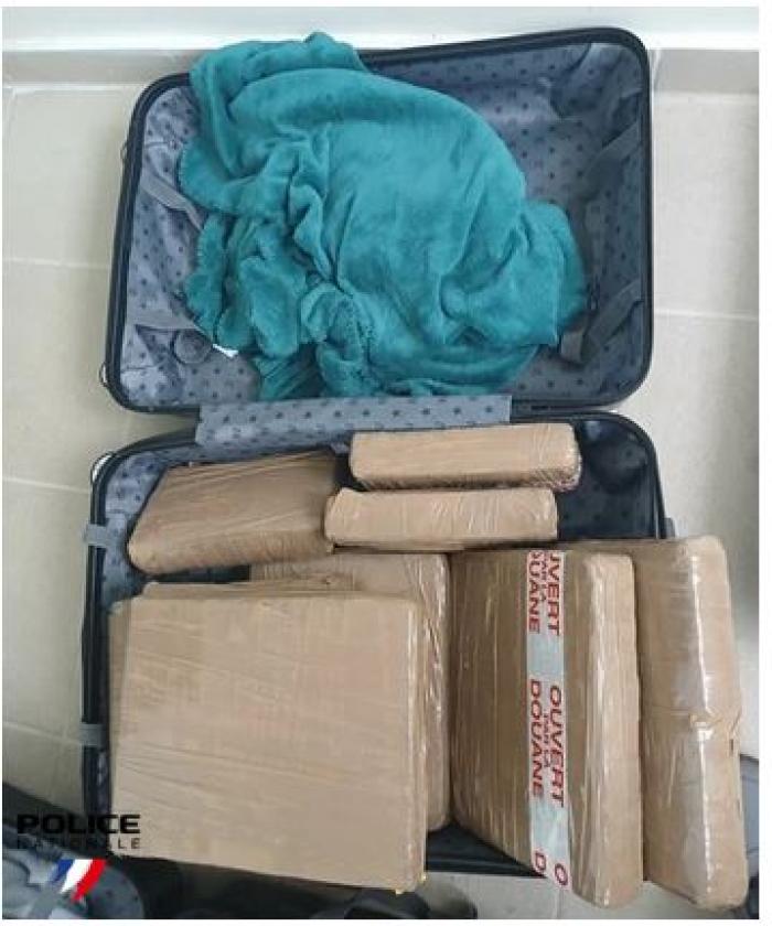 valise cocaïne.