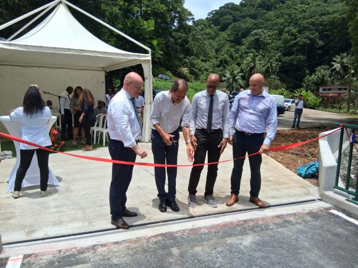 Inauguration du pont de Grand-Riviere