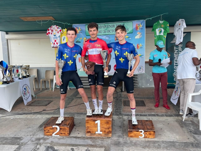 Podium du classement sprint