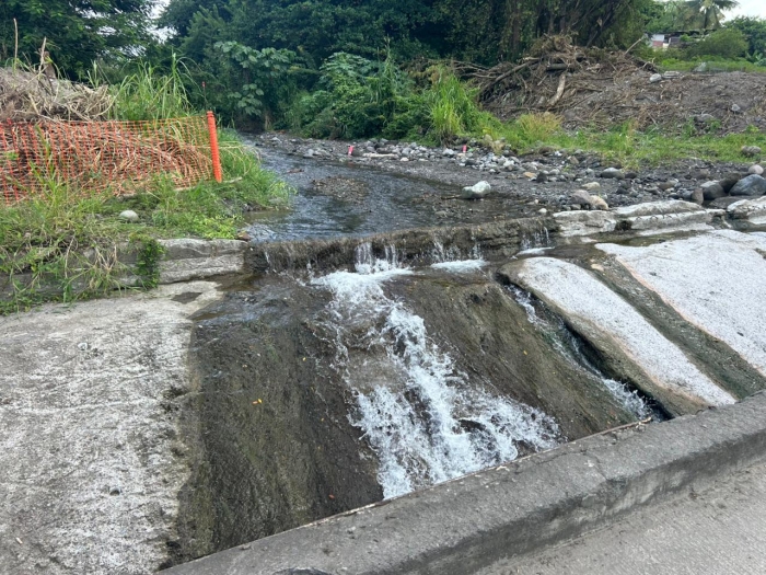 Travaux rivière des Pères