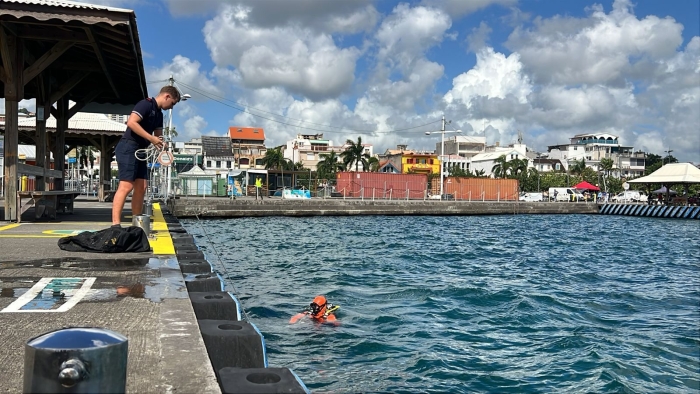 Nettoyage baie des Flamands