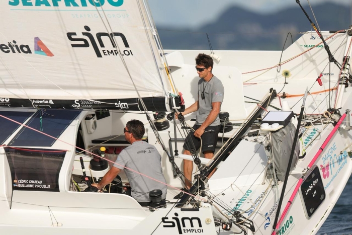 Guillaume Pirouelle et Cédric Chateau (Seafrigo-Sogestran)