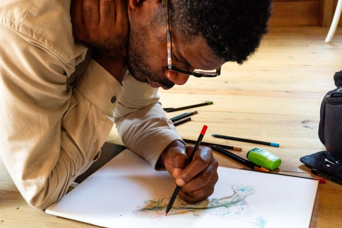 An ba lanmè. Crédit Nicolas Derné, An ba lanmè project, 2025.