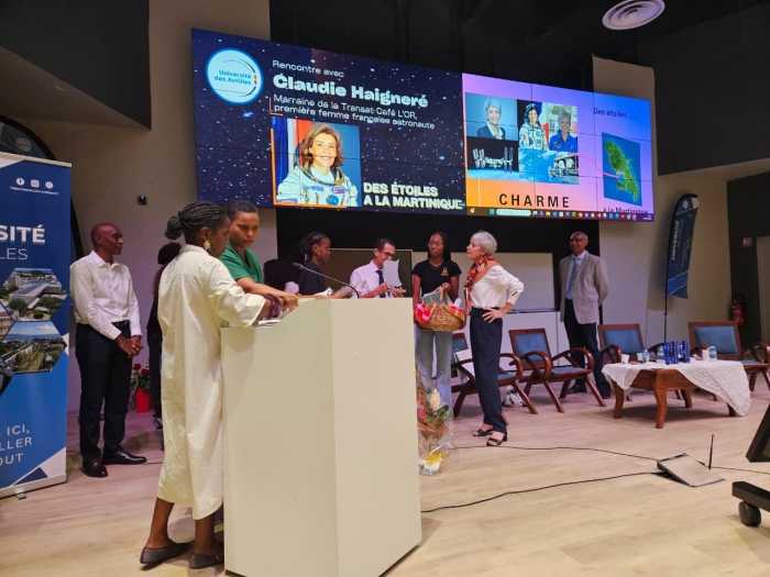 Claudie Haigneré, première astronaute en Martinique