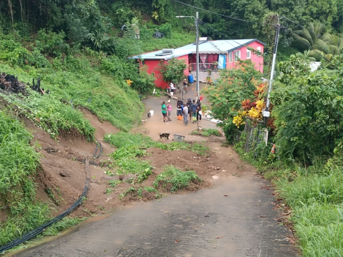 glissement de terrain desroses morne pitault