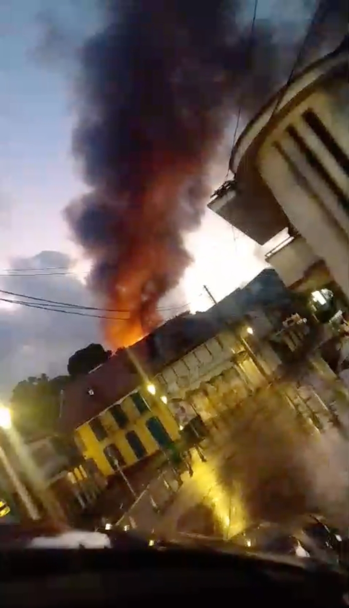incendie Basse-Terre