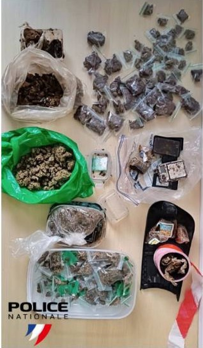 saisie de drogues police