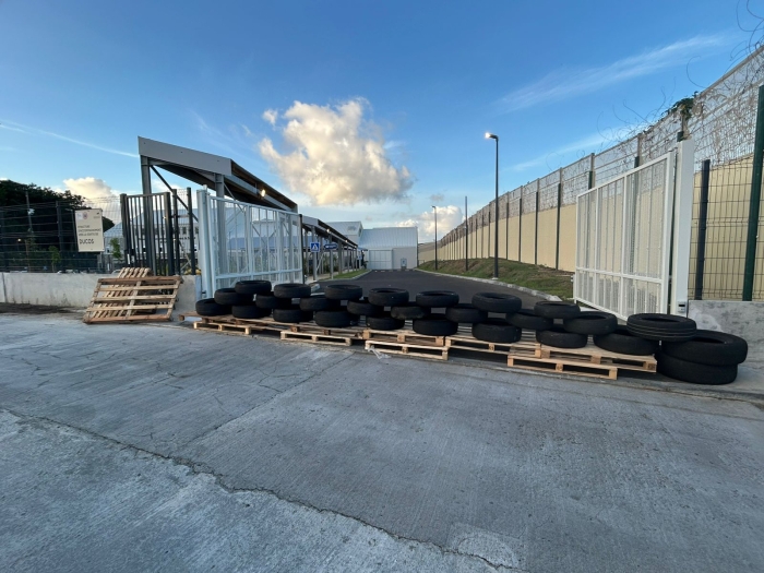 blocage à la prison de Ducos