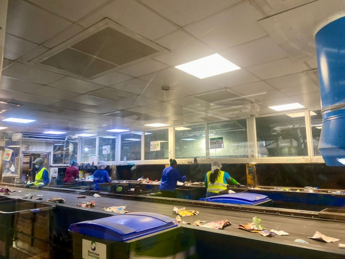 modernisations du centre de tri de Martinique Recyclage