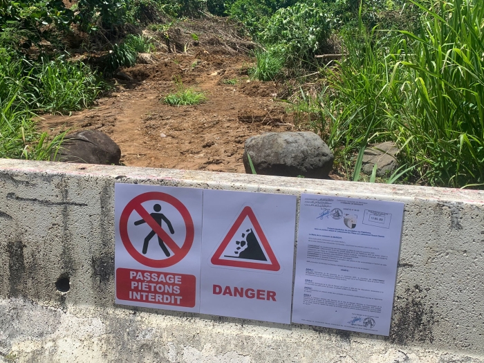 glissement de terrain marigot