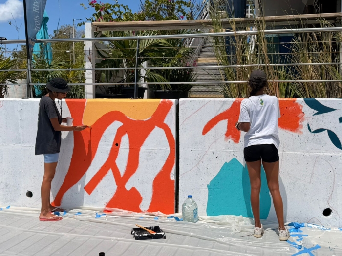 Fresque « Au fil de l’eau »