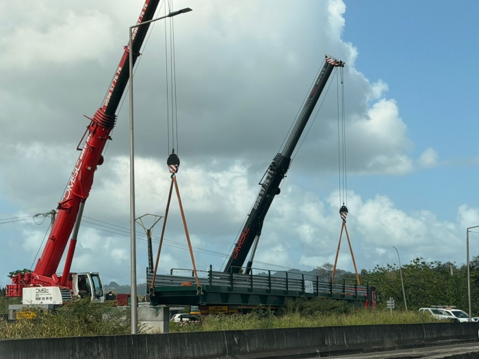 Installation Viaduc Rivière des Pères