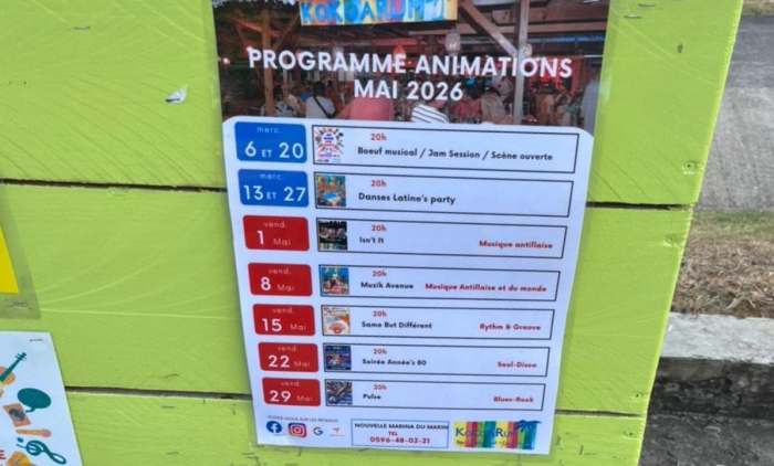 Animations Marin mai 2026