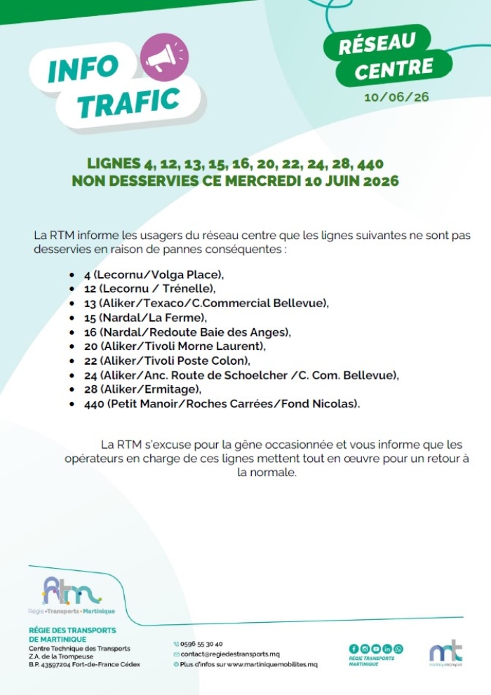 communiqué RTM