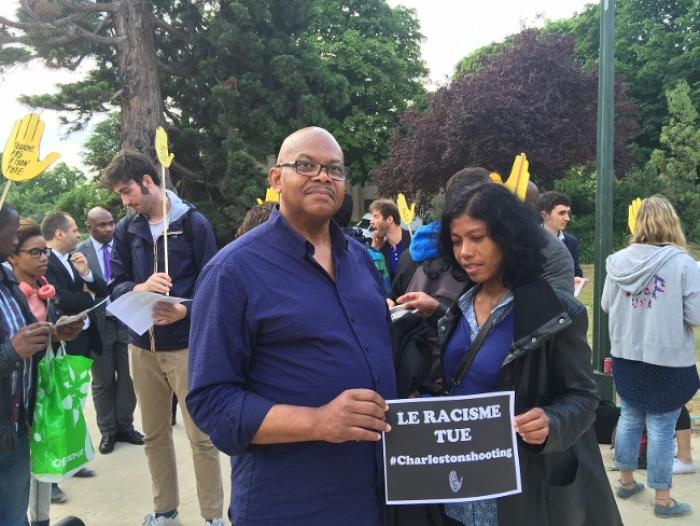     A Paris, les Antillais solidaires avec les populations noires de Charleston

