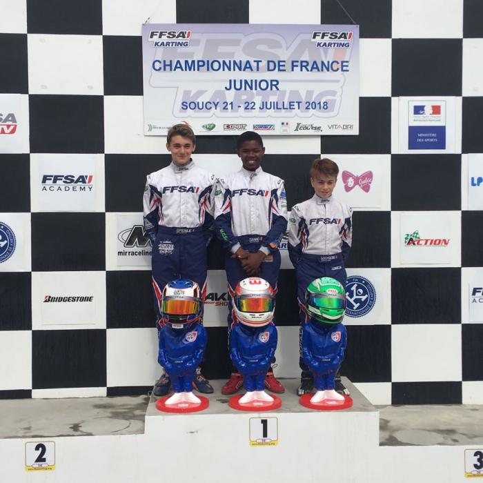     Craig Tanic est champion de France junior de karting

