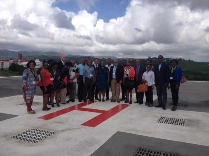     Des ministres de l'Organisation des Etats de la Caraïbe en visite du CHU de Martinique

