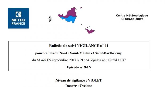     IRMA : Saint-Martin et Saint-Barthélemy virent au violet

