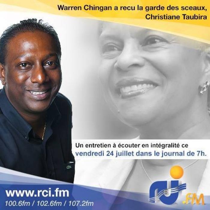     L'entretien intégrale de Christiane Taubira dès 7h sur RCI Guadeloupe


