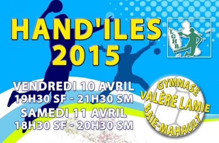     La deuxième édition du tournoi Hand'Iles débute vendredi 10  avril

