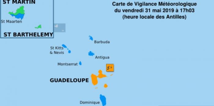     La Guadeloupe en vigilance orange

