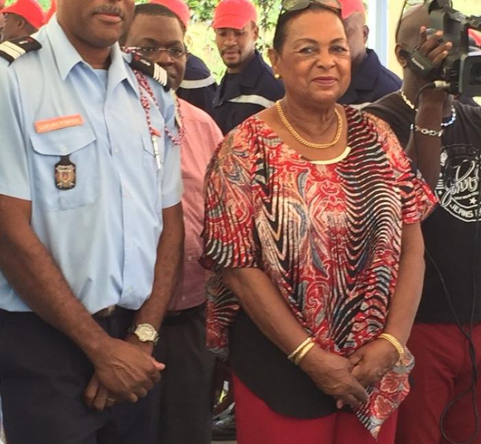     La présidente du conseil départemental rend visite aux sapeurs-pompiers 

