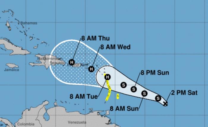     La tempête Maria est née, la Guadeloupe en ligne de mire pour l'instant


