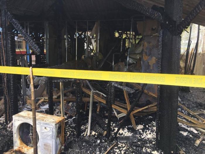     Lamentin : un incendie ravage un bâtiment du collège Appel du 18 juin 

