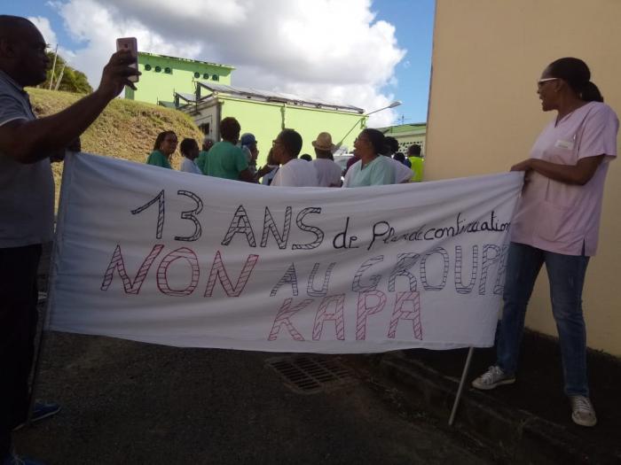     Les salariés de la clinique Sainte-Marie sont toujours mobilisés contre le plan du groupe Kapa Santé

