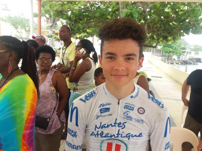     Lucas Guillé remporte la 2ème étape du tour cycliste cadet international

