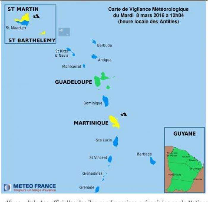     Martinique en vigilance jaune pour mer forte


