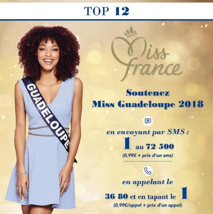     Ophély Mézino dans le top 5 de l'élection Miss France 

