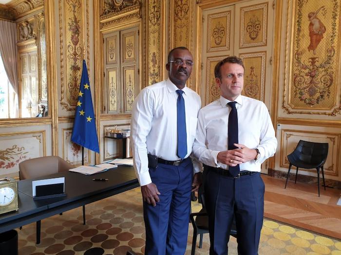    Rencontre entre Ary Chalus et Emmanuel Macron 

