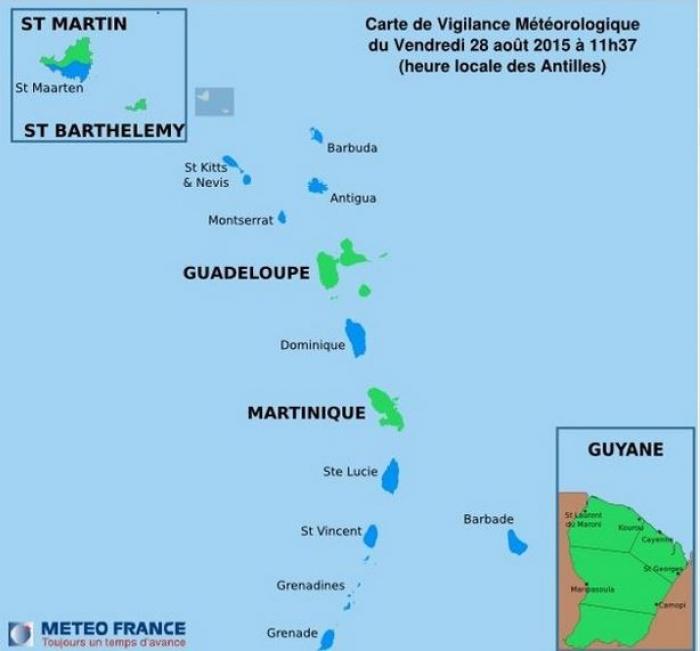     Tempête Tropicale Erika : retour au vert pour la Guadeloupe

