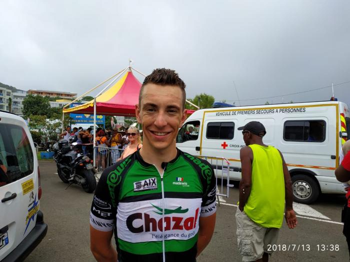     Tour de Martinique 2018 :  Quentin Grolleau arrive en grand vainqueur au Marin

