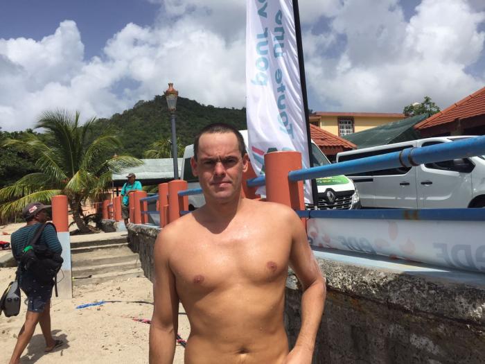     Tour Martinique à la nage : Gilles Rondy termine la seconde étape à contre courant

