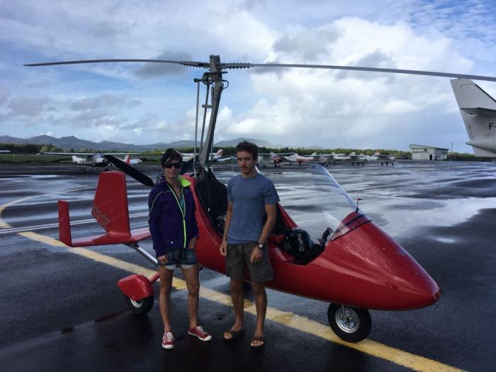     Un autogire survole la Martinique

