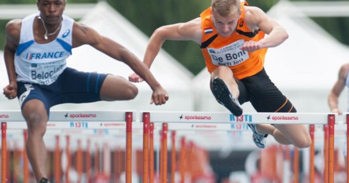     Wilhem Belocian  sacré champion de France du 110 mètres haies 

