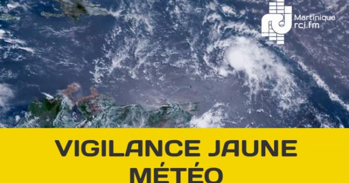     La Martinique placée en vigilance jaune

