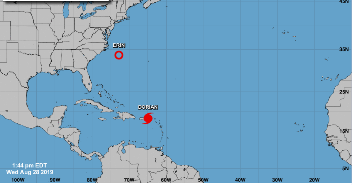     Dorian est devenu ouragan ce mercredi après-midi

