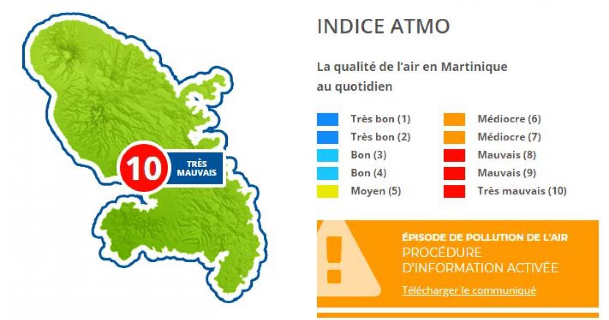     L'indice Atmo est au niveau 10 : prenez vos précautions

