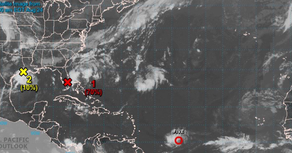     Naissance de la dépression tropicale n°5 à l'est des petites Antilles

