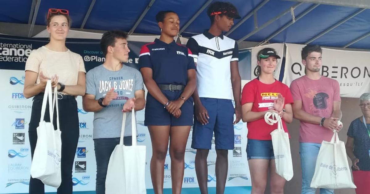     Championnat du monde : médaille d'or pour le double mixte martiniquais en kayak surf-ski 

