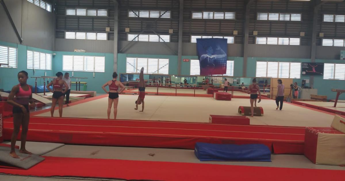     L'équipe de France de Gymnastique artistique féminine en stage en Martinique

